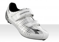 Diadora Scarpe Phantom sport cycling silver bianco nero